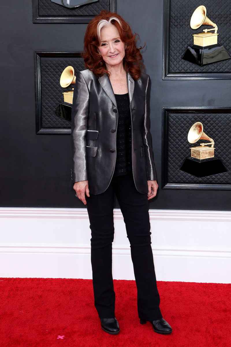 Bonnie Raitt Red Carpet Arrival Grammys 2022