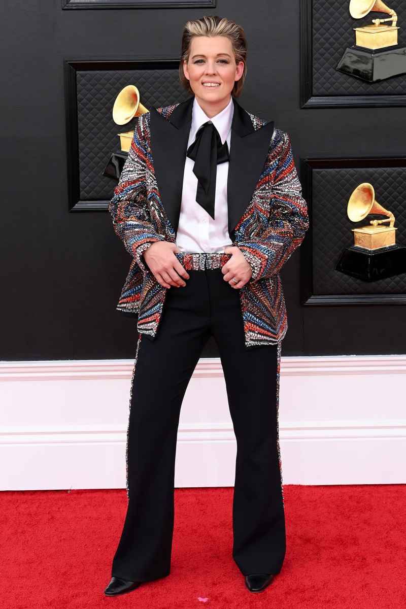 Brandi Carlile Red Carpet Arrival Grammys 2022