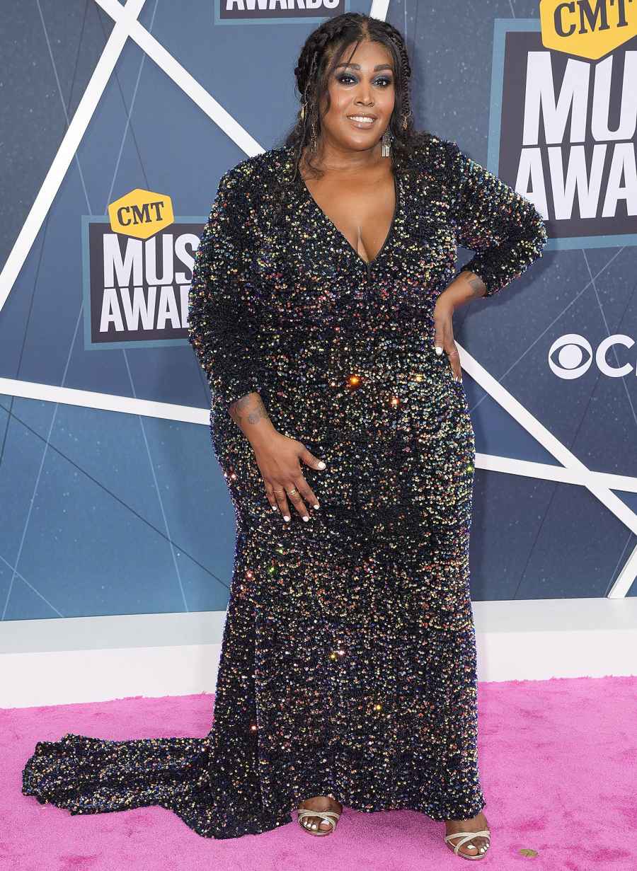 Brittney Spencer CMT Music Awards 2022 Red Carpet Fashion