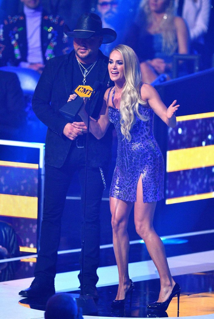 Carrie Underwood Jason Aldean Win Video Year CMT Music Awards 2022