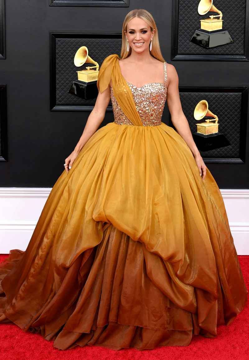 Carrie Underwood Red Carpet Arrival Grammys 2022