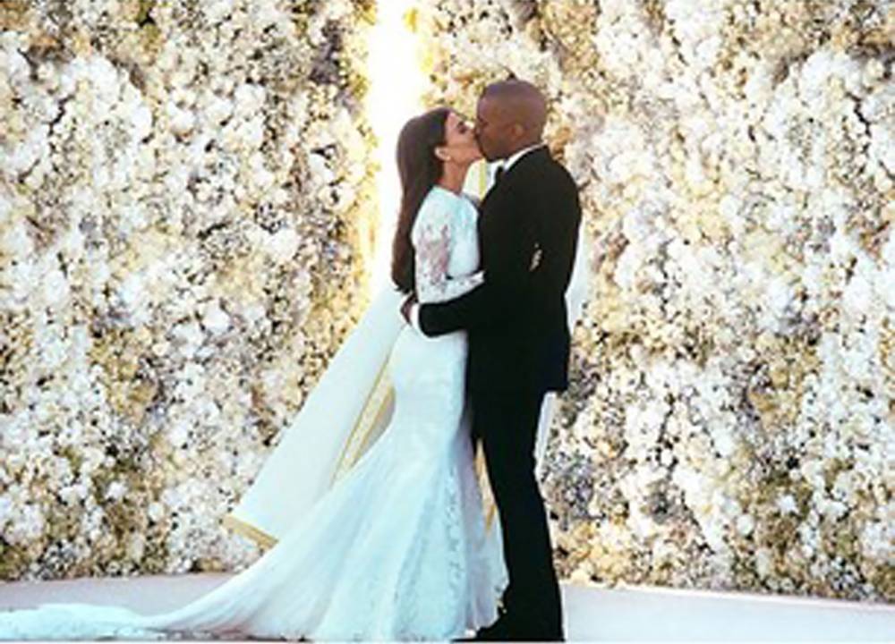 Celebrity Weddings 2014 Kim Kardashian Kanye West