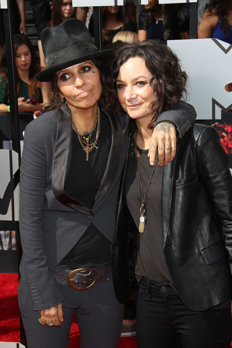 Celebrity Weddings 2014 Sara Gilbert and Linda Perry