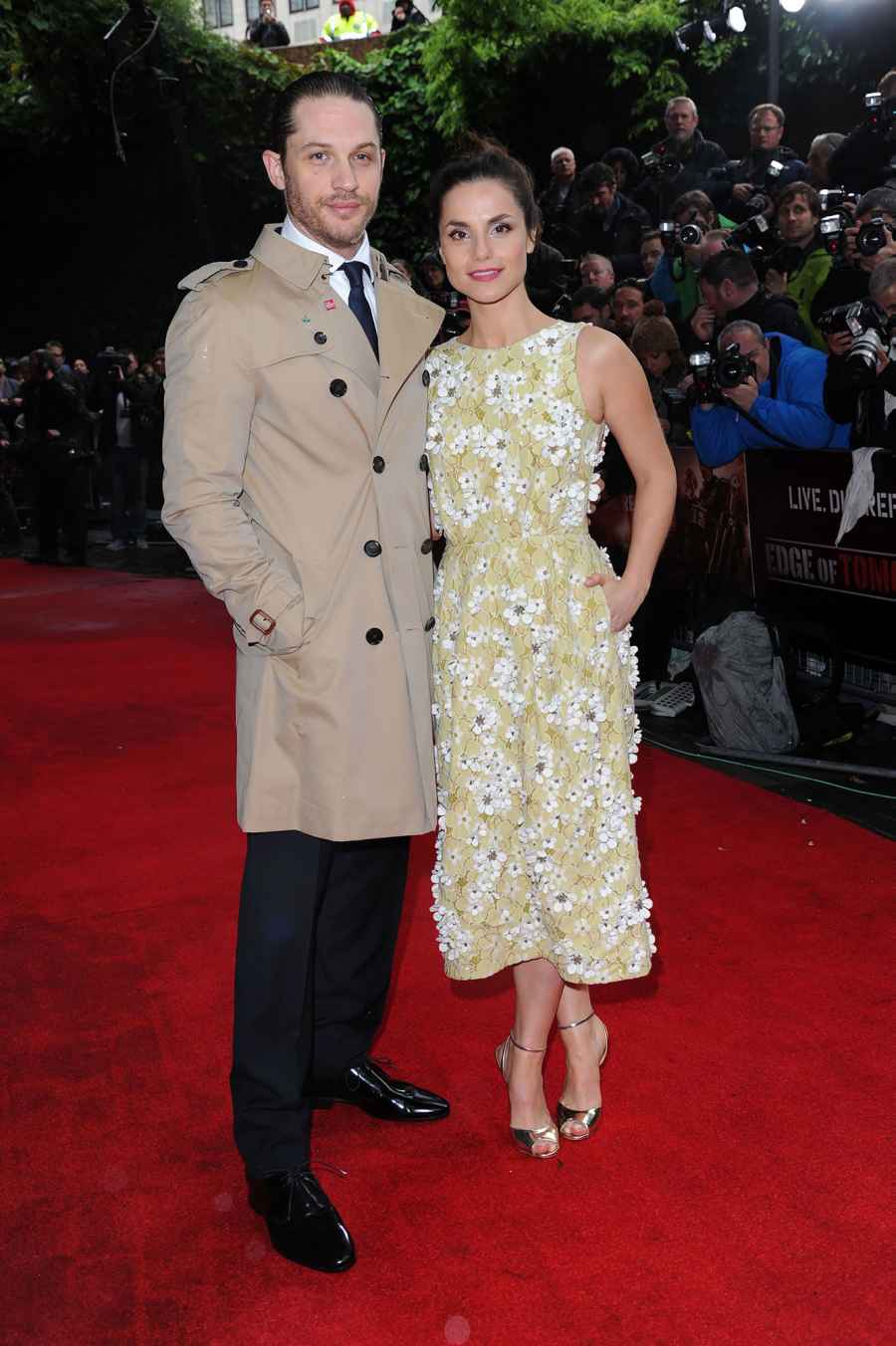 Celebrity Weddings 2014 Tom Hardy and Charlotte Riley