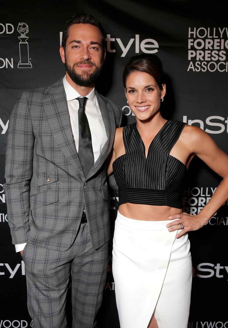 Celebrity Weddings 2014 Zachary Levi and Missy Peregrym