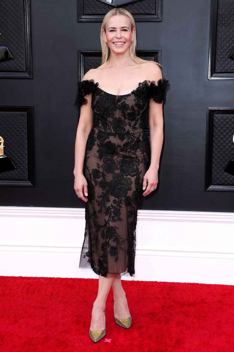 Chelsea Handler Red Carpet Arrival Grammys 2022