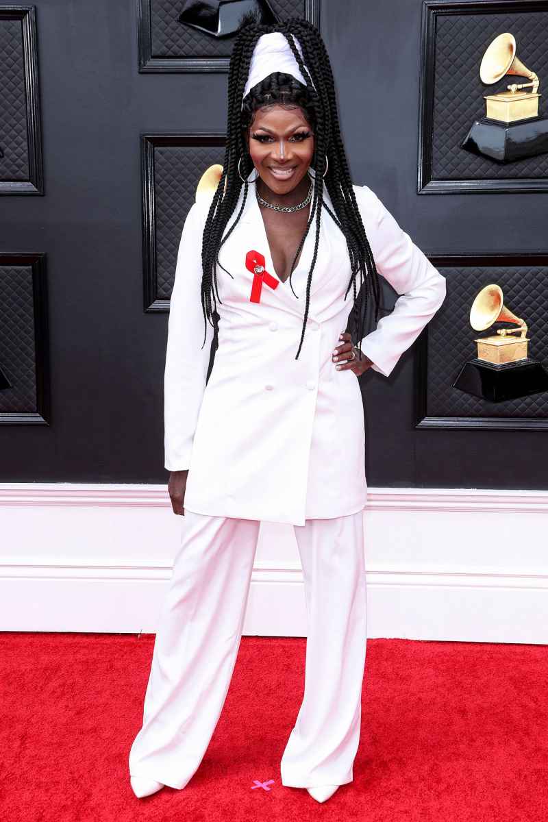 Coco Montrese Red Carpet Arrival Grammys 2022