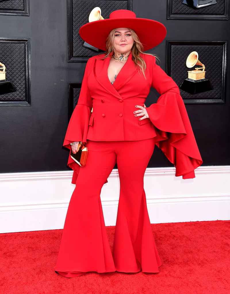 Elle King Red Carpet Arrival Grammys 2022