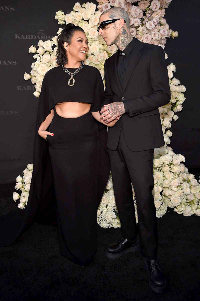 Feature Kourtney Kardashian and Travis Barker Bring Their Blended Family to Kardashians Premiere After Wedding Ceremony