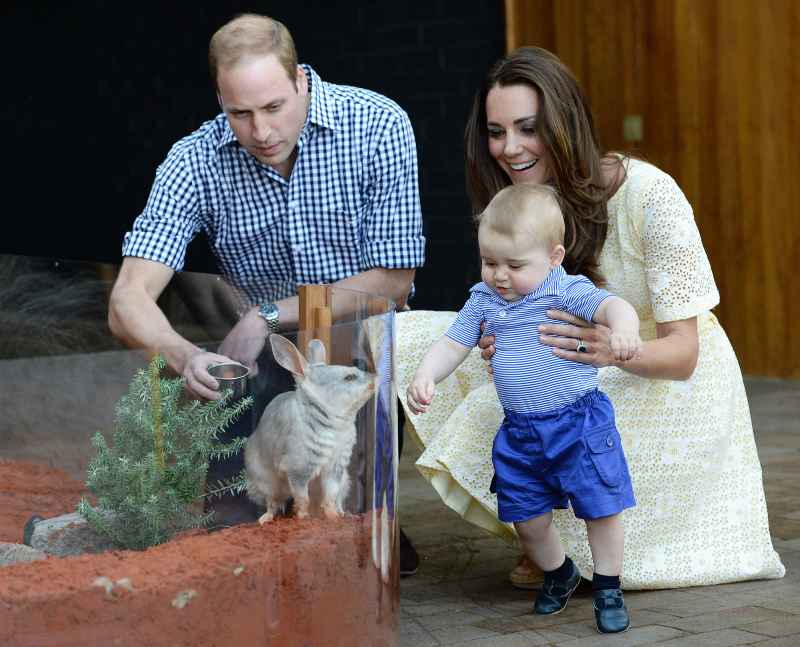 Four Legged Friends Cutest Photos Royals Meeting Animals Through Years Kate Middleton Prince William