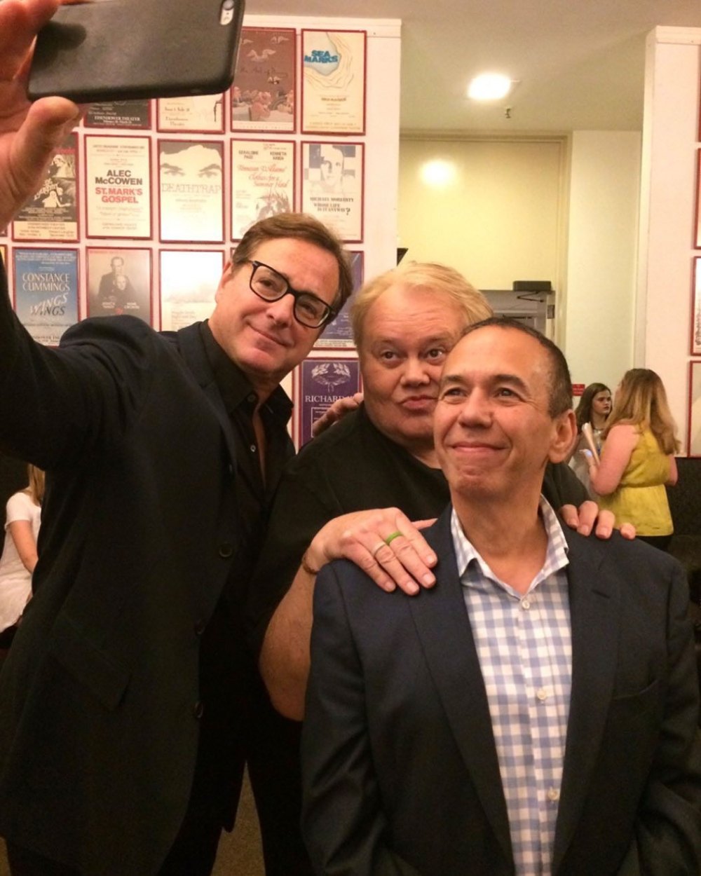 Gilbert Gottfried Posed With Late Friends Bob Saget and Louie Anderson Months Before His Death