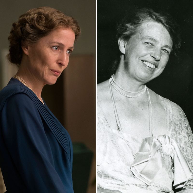 Gillian Anderson Eleanor Roosevelt The First Lady Characters and Their Real-Life Counterparts