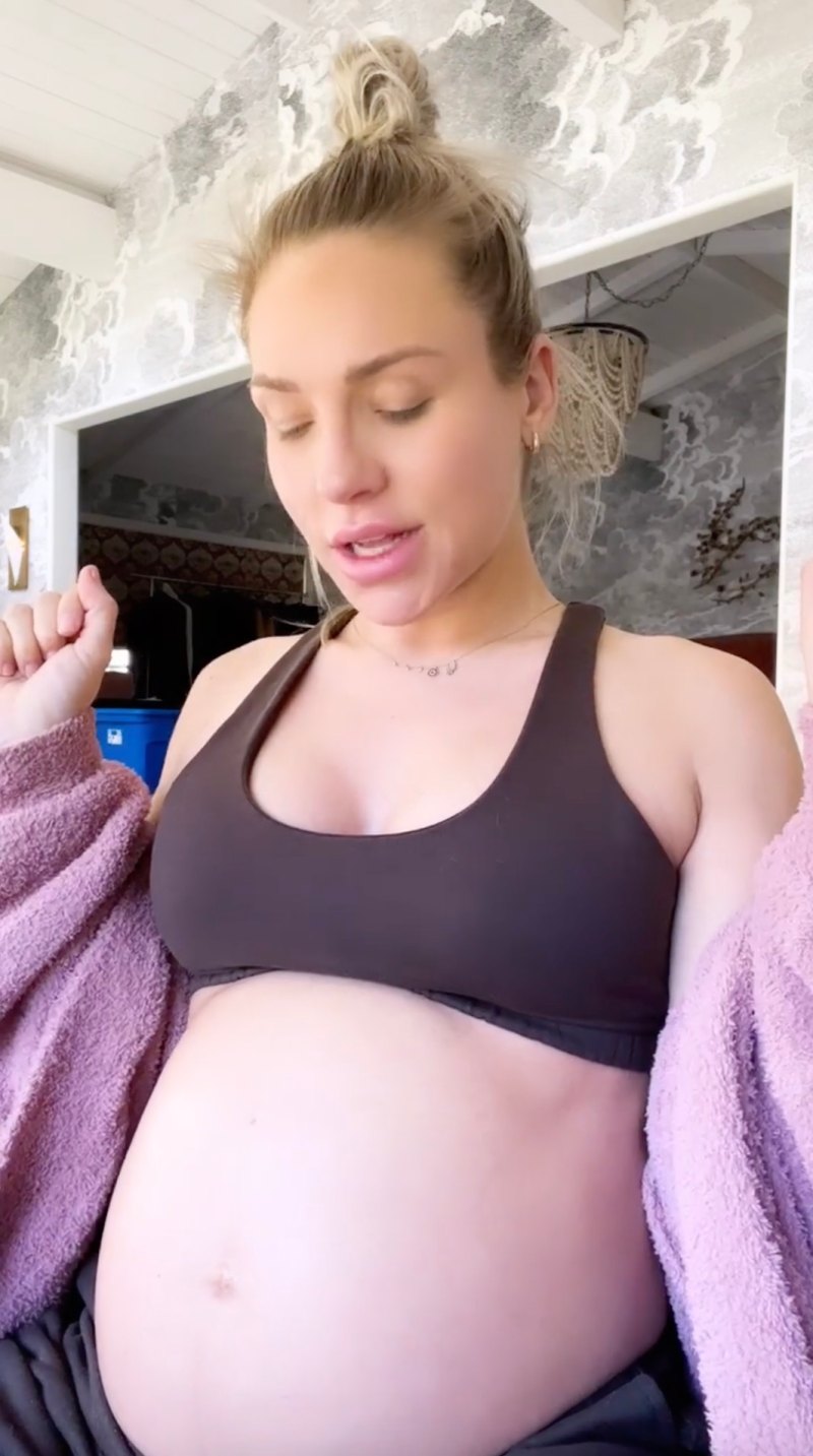 Going ‘So Fast’! Pregnant Sharna Burgess Shows Her Baby Bump Progress