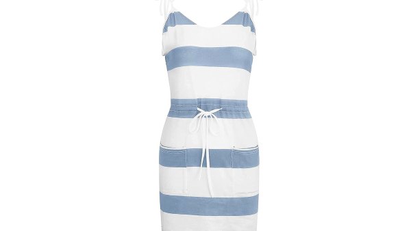 HYSPORT Sleeveless Striped Casual Dress