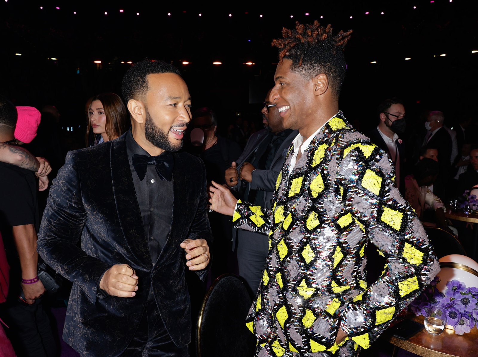 JOHN LEGEND AND JON BATISTE What You Didn't See On Tv Grammys 2022