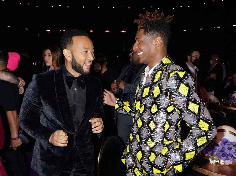 JOHN LEGEND AND JON BATISTE What You Didn't See On Tv Grammys 2022