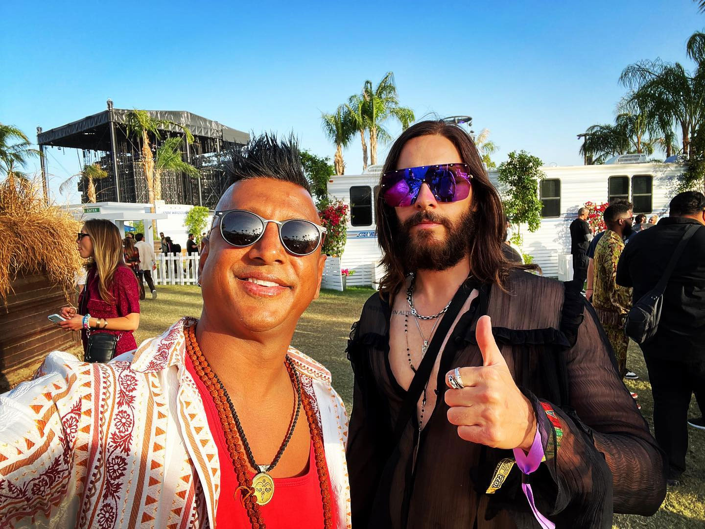 Jared Leto Ravi Drums Instagram Stars Take Over the 1st Weekend of Coachella 2022