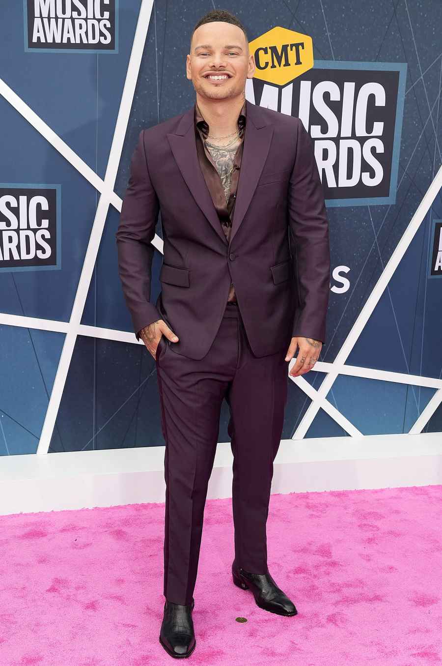 Kane Brown CMT Music Awards 2022 Red Carpet Fashion