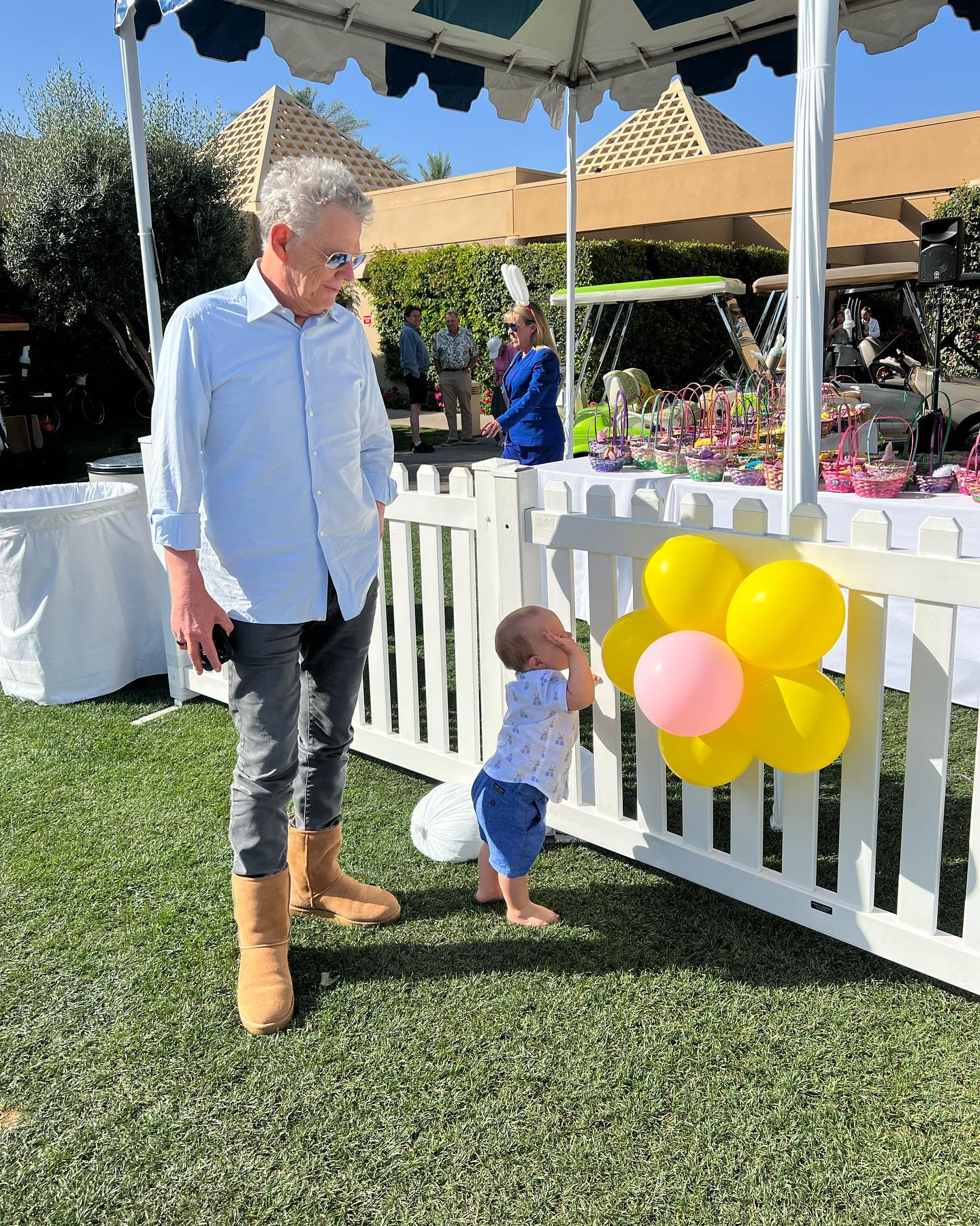 Katharine McPhee Shares Rare Photos of Her and David Foster's Easter With Son Rennie 7