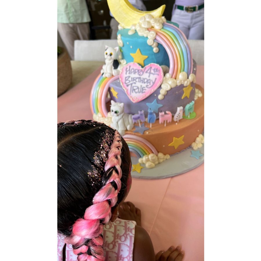Kim Kardashian Instagram 3 Inside Khloe Kardashian and Tristan Thompson Daughter True Cat-Themed 4th Birthday Party