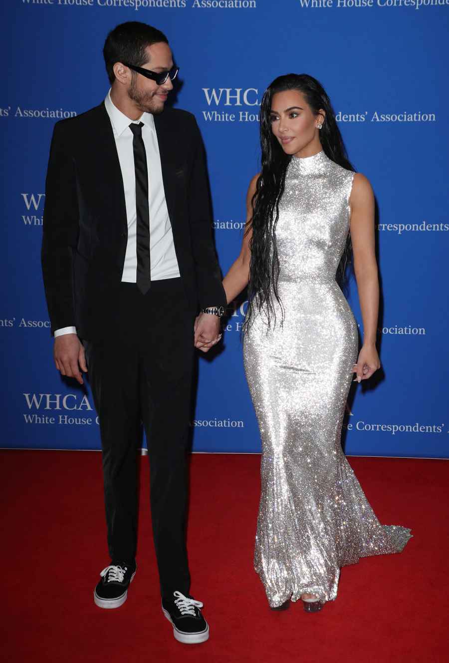 Kim Kardashian and Pete Davidson Hold Hands for Red Carpet Debut