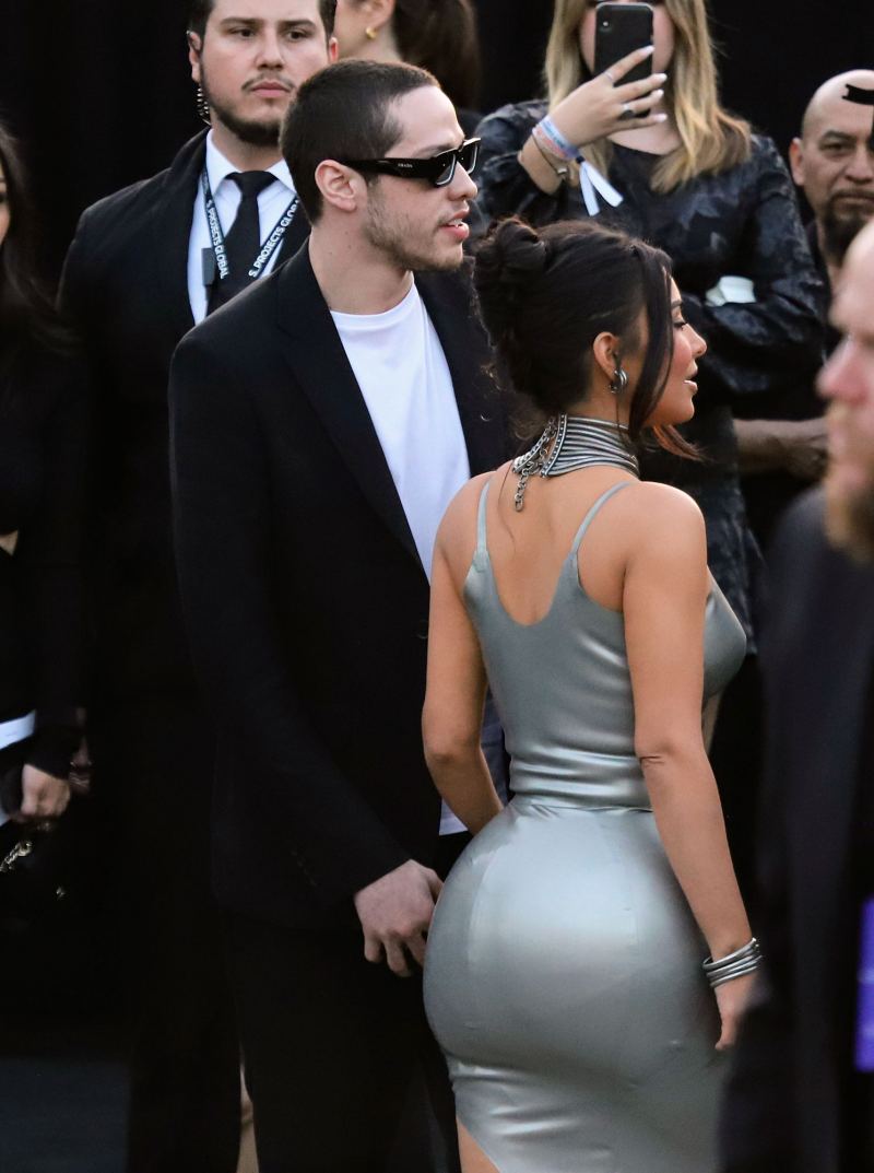 Kim Kardashian and Pete Davidson Make Red Carpet Debut at The Kardashians Premiere 01