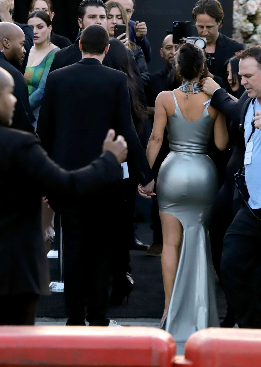Kim Kardashian and Pete Davidson Make Red Carpet Debut at The Kardashians Premiere 04