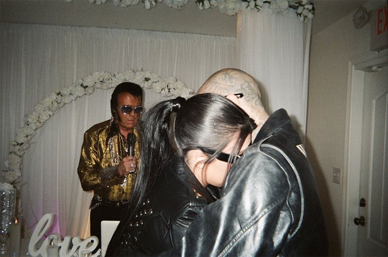 Kourtney Kardashian and Travis Barker's Wedding Album Following Their Surprise Wedding Ceremony in Las Vegas