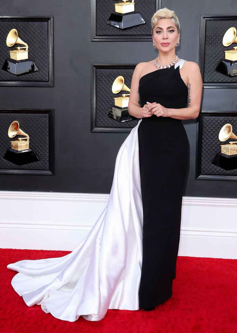 Lady Gaga Red Carpet Arrival Grammys 2022