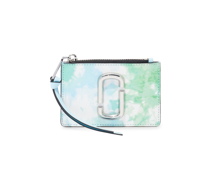 Marc Jacobs The Snapshot Tie-Dye Coated Leather Wallet