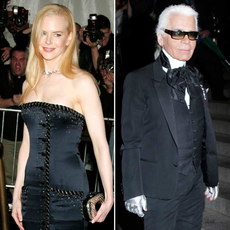 Met Gala Hosts Co Chairs Through Years Rihanna Harry Styles Nicole Kidman More Nicole Kidman Karl Lagerfeld