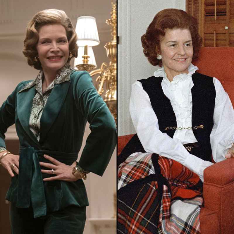 Michelle Pfeiffer Betty Ford The First Lady Characters and Their Real-Life Counterparts