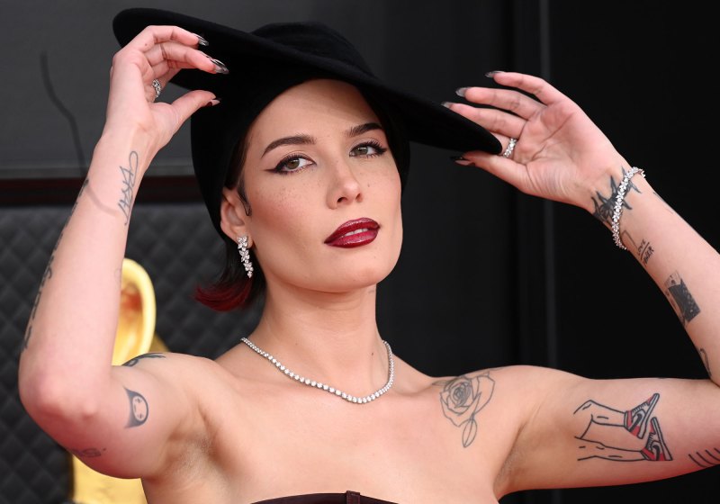 On the Mend! Halsey Attends the Grammys 3 Days After Undergoing Surgery 2022