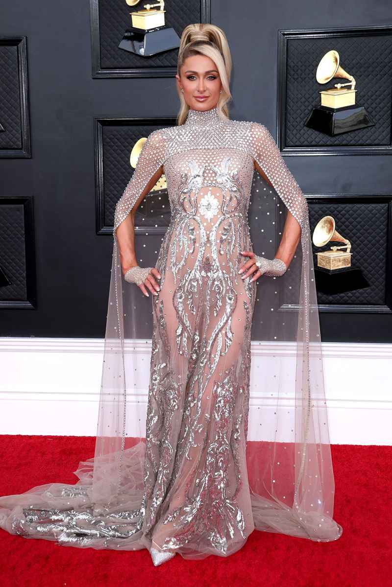 Paris Hilton Red Carpet Arrival Grammys 2022