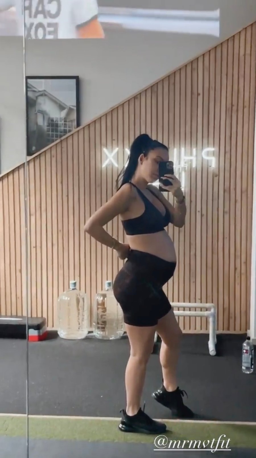 Pregnant Bre Tiesi's Baby Bump Album Another Angle