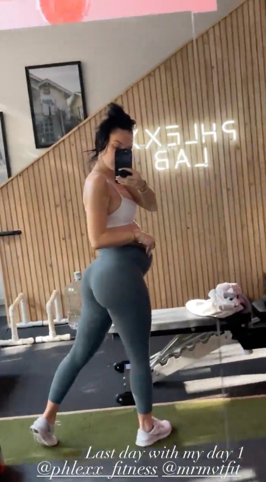 Pregnant Bre Tiesi's Baby Bump Album Progress Report