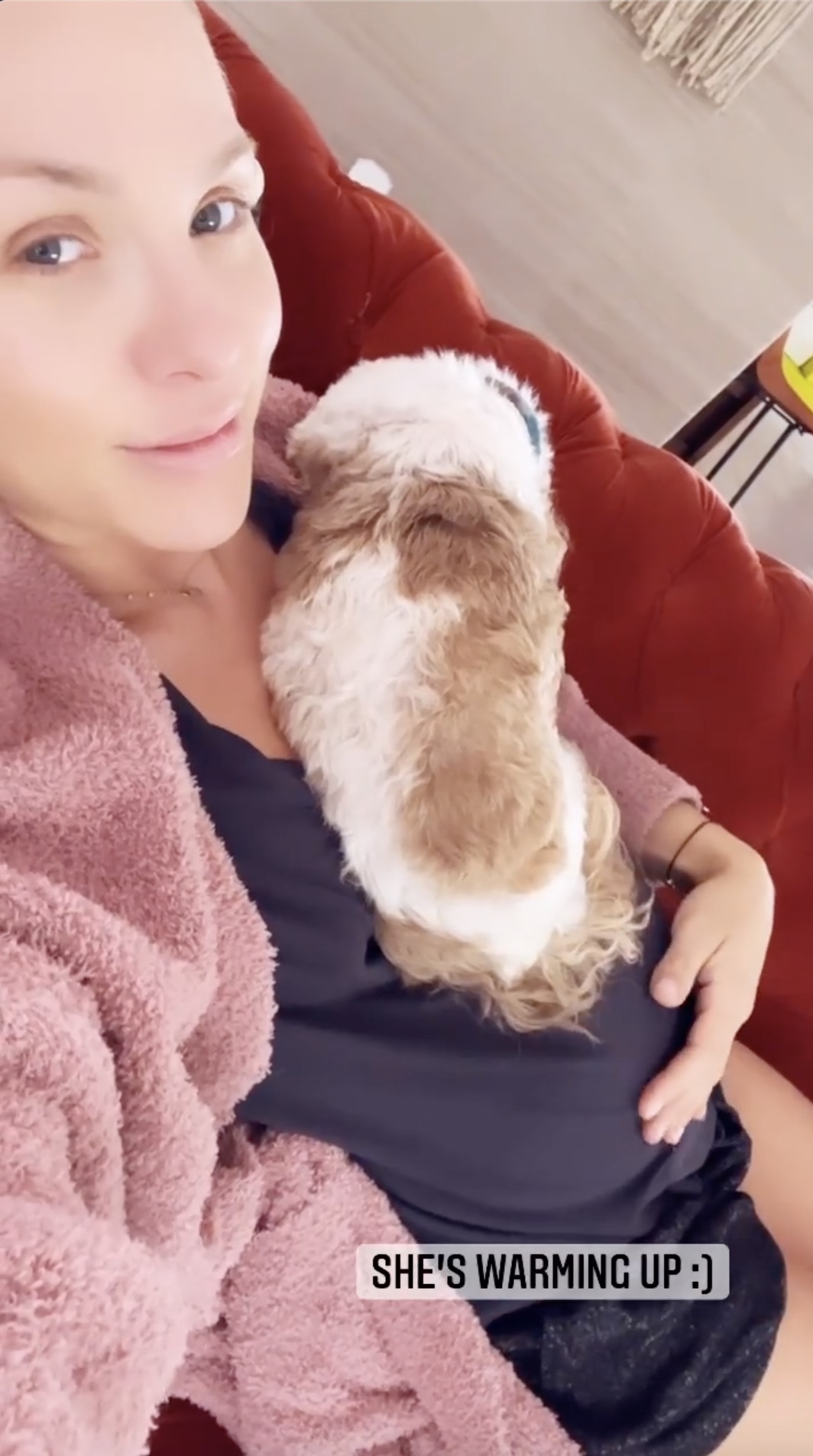 Pregnant Sharna Burgess' Baby Bump Album Slowly But Surely
