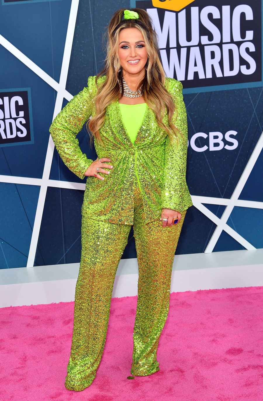 Priscilla Block CMT Music Awards 2022 Red Carpet Fashion