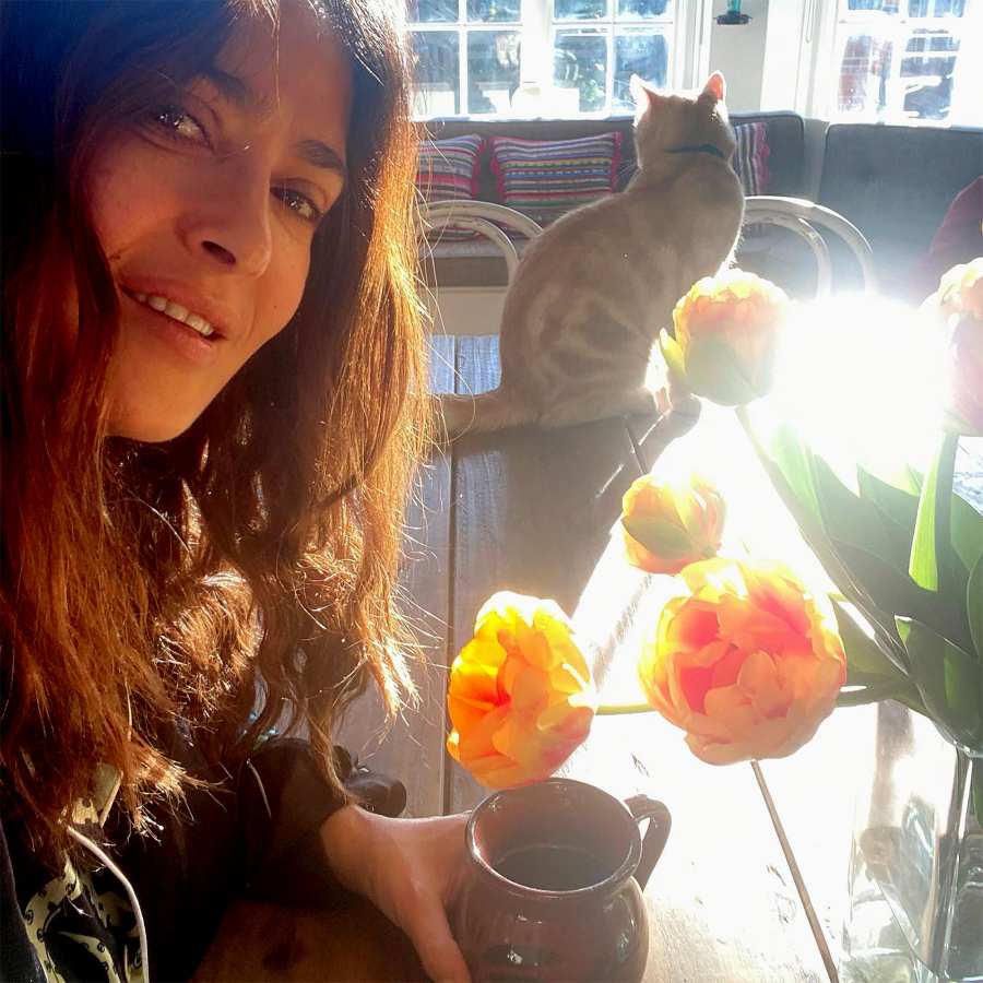 Salma Hayek, 55, Shows Off an Enviable Makeup-Free Glow