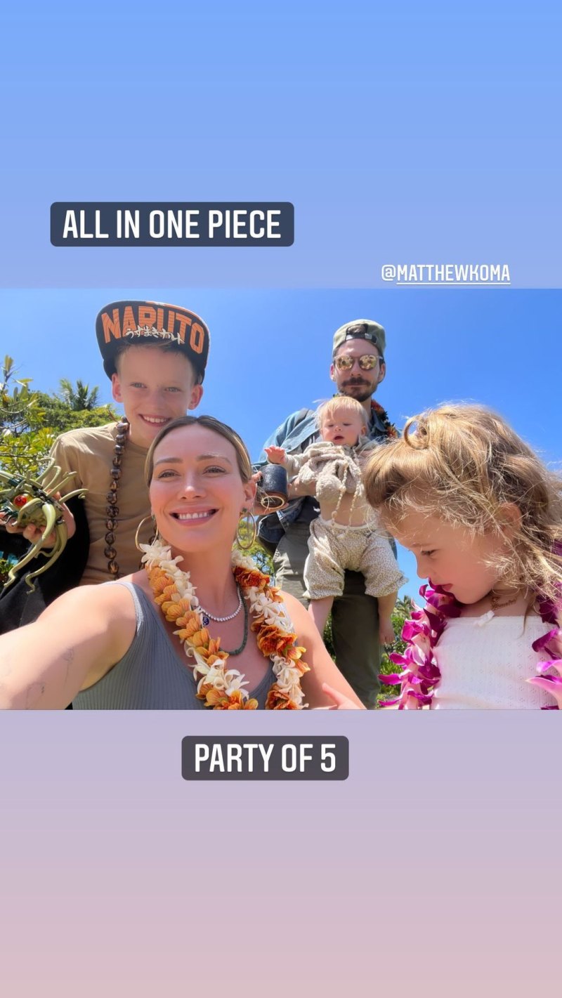See Hilary Duff and Matthew Koma Vacationing in Hawaii With 3 Kids