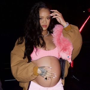 See Rihanna Baby Bump Album Ahead 1st Child Update
