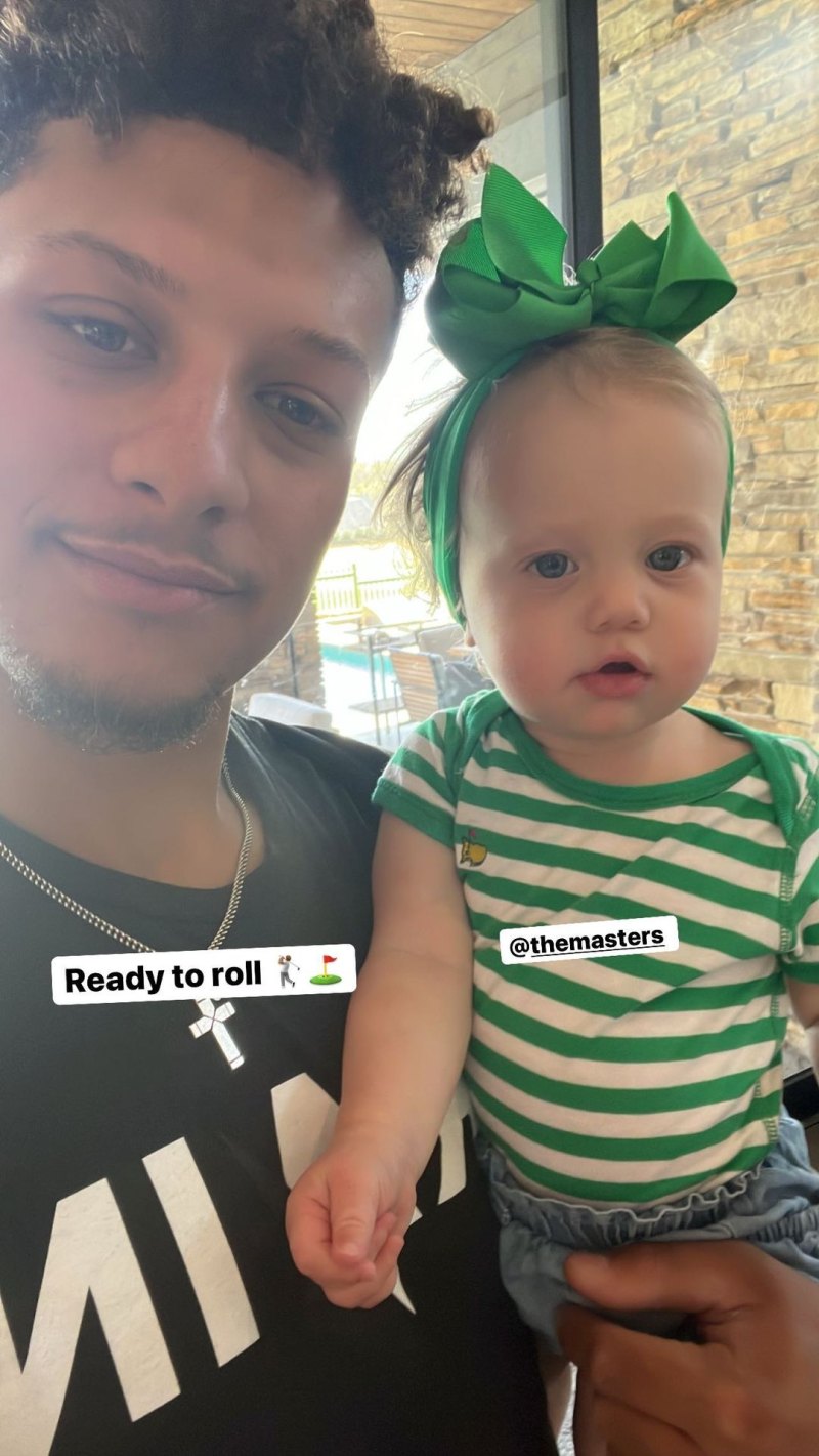 Selfies With Sterling! Patrick Mahomes, Brittany Matthews’ Daughter’s Pics