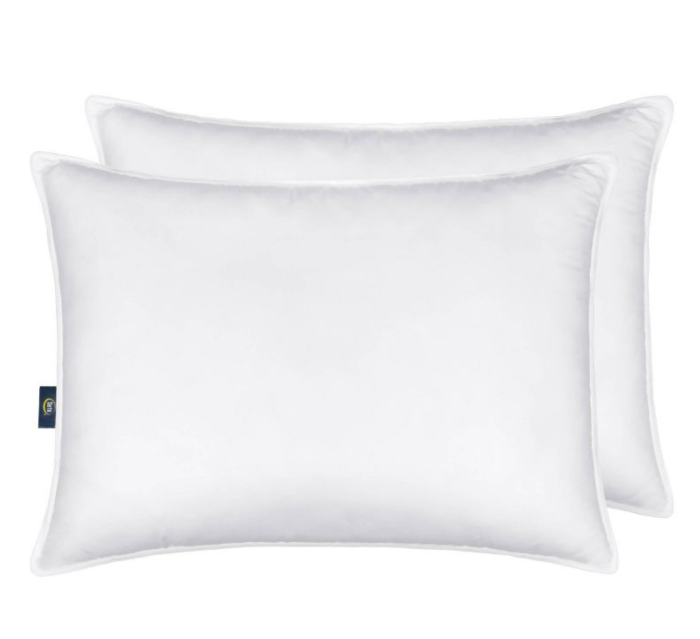 Serta 2pk Down Illusion Medium Bed Pillow