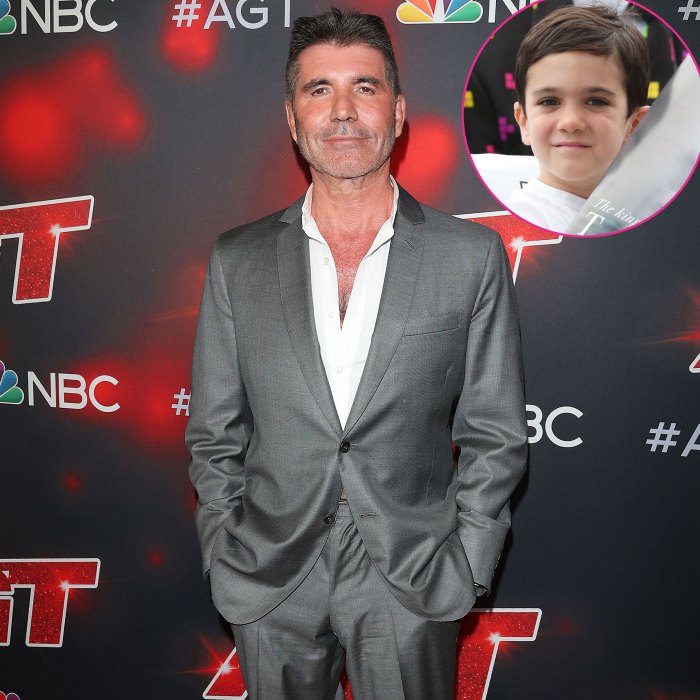 Simon Cowell says Eric 8's son was hysterical over his face filling