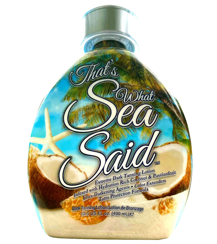 That's What Sea Said Tanning Lotion Accelerator