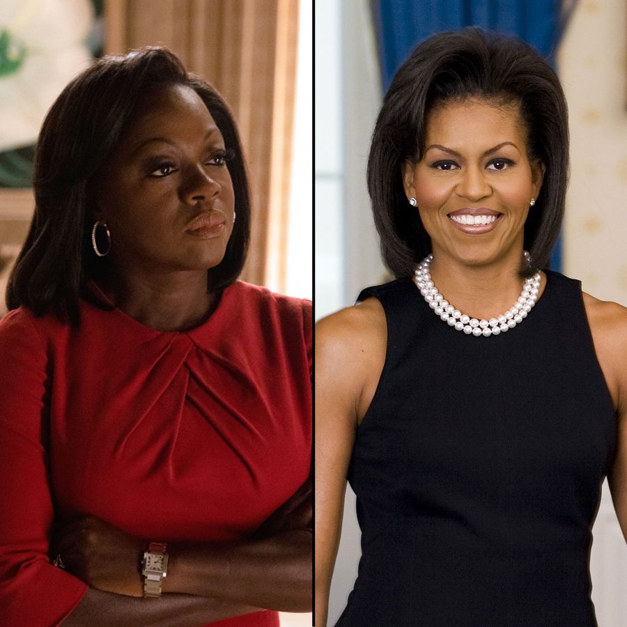 Viola Davis Michelle Obama The First Lady Characters and Their Real-Life Counterparts