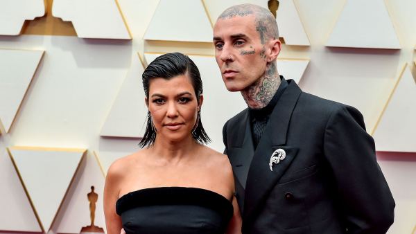 What Kourtney Kardashian and Travis Barker Wore to Las Vegas Wedding