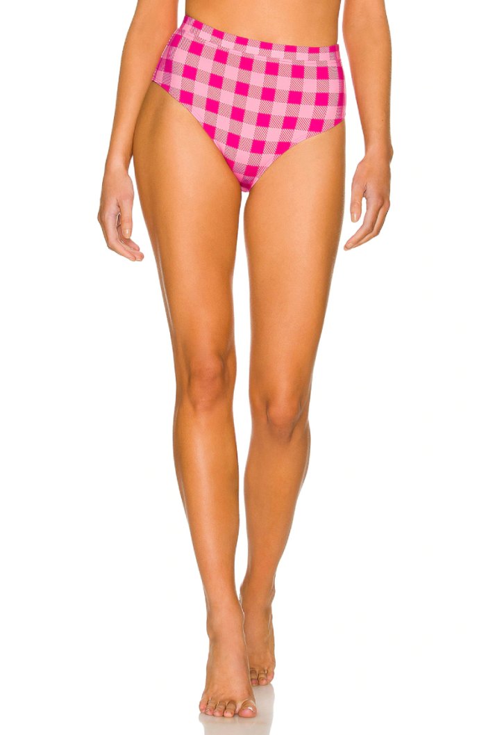 The Best High-Waisted Swimsuits With Mega-Flattering Fits 10 best-high-waisted-swimsuits-solid-striped-gingham
