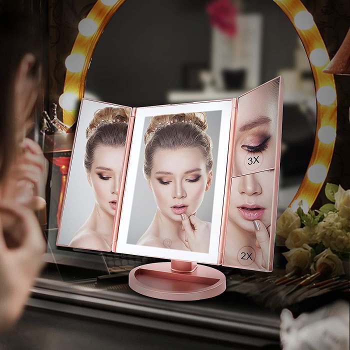 best-vanity-mirrors-with-lights-weily-trifold