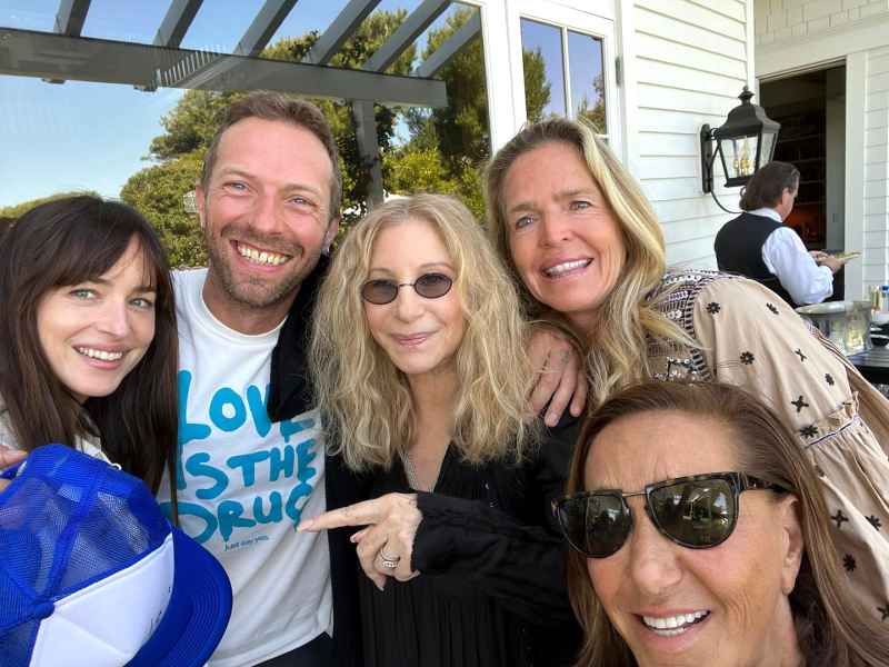 Chris Martin, Dakota Johnson Help Barbra Streisand Celebrate 80th Birthday